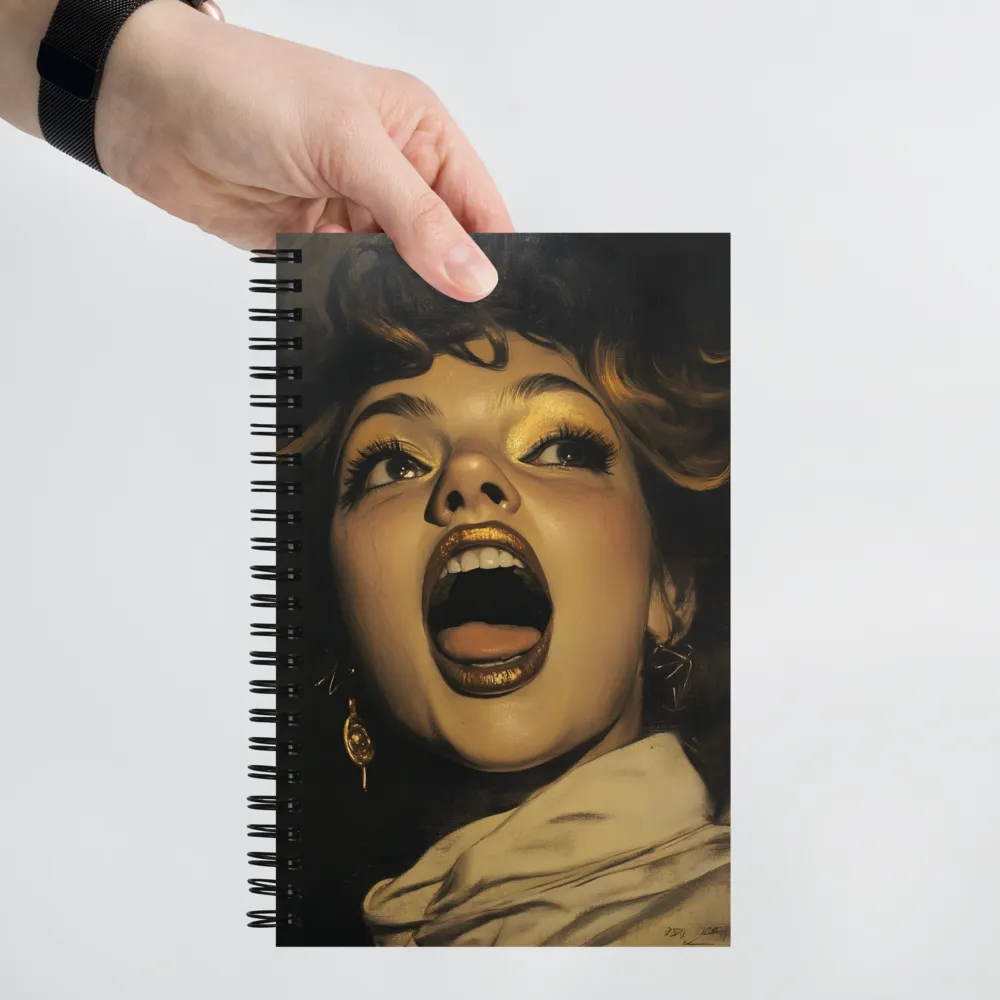 Golden Cry 
 Spiral Notebook | 140 pages