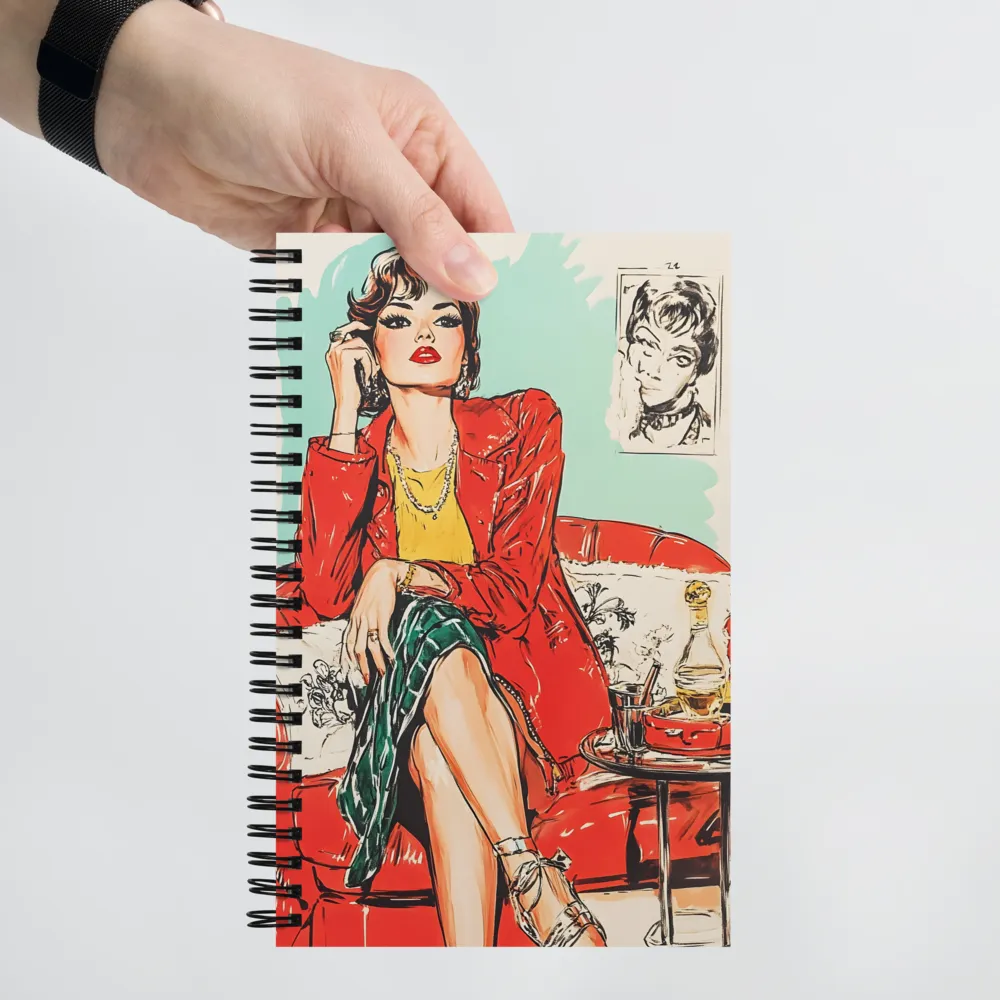 Mid-Century Chic 
 Spiral Notebook | 140 pages
