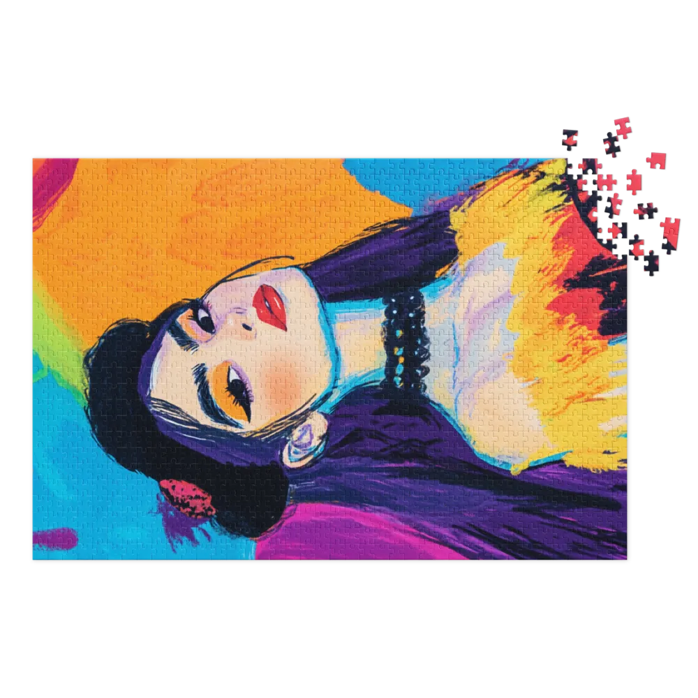 Vibrant Woman Portrait