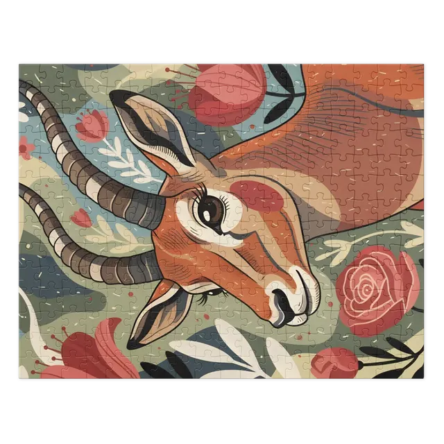 Antelope in Bloom | Jigsaw Puzzles
