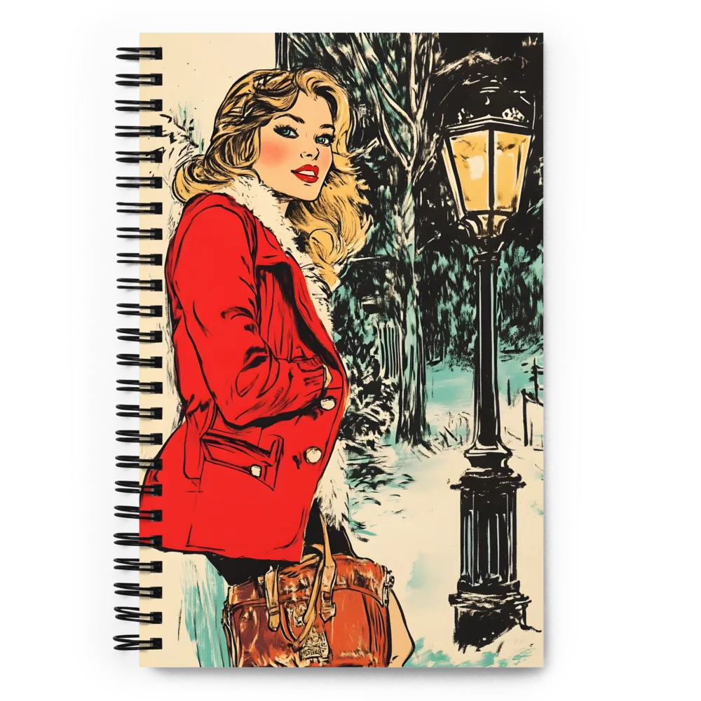 Winter Street Encounter 
 Spiral Notebook | 140 pages