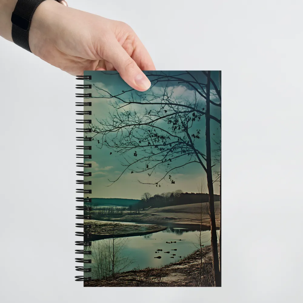 Autumn River Tonalism 
 Spiral Notebook | 140 pages