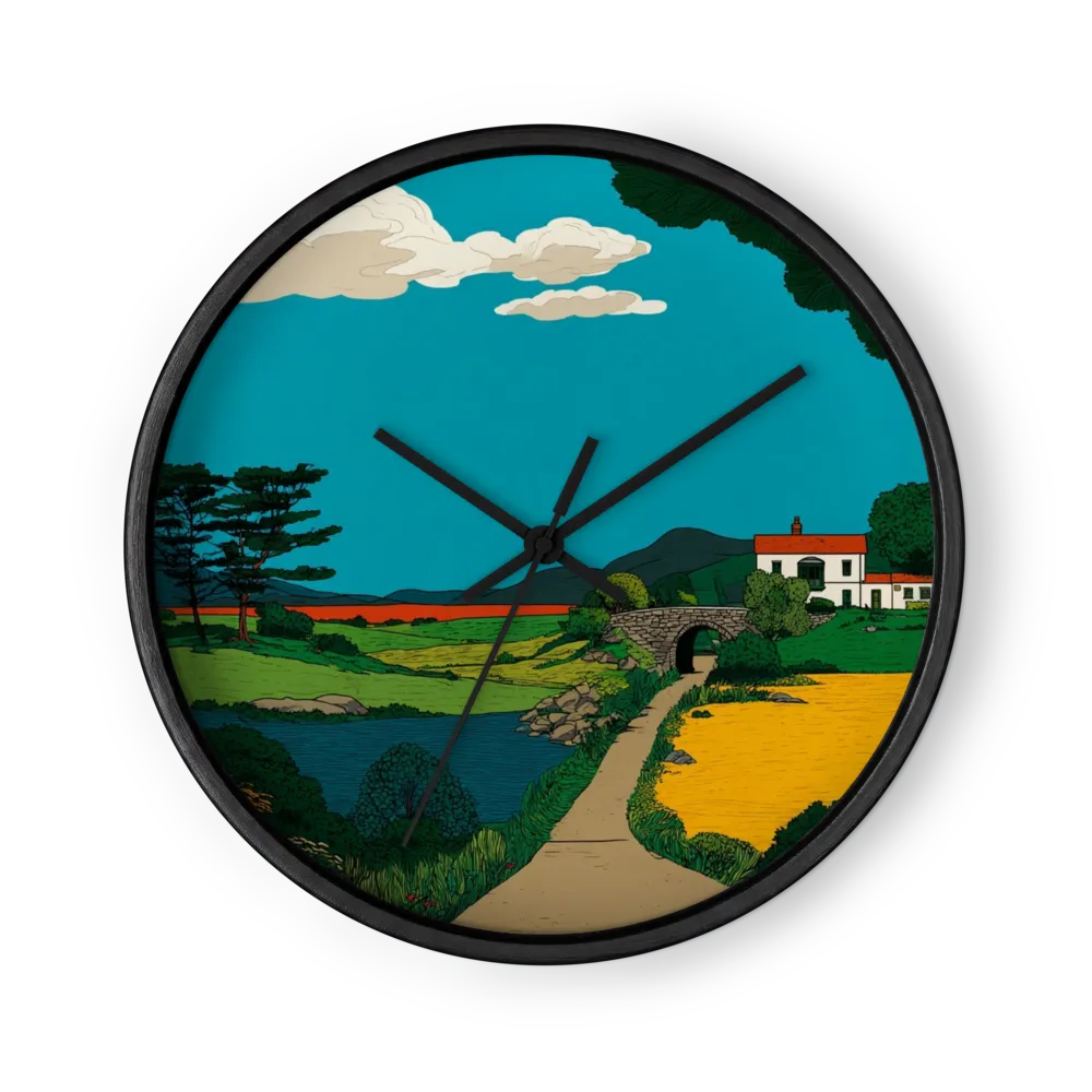 Countryside Bridge | Wall Clock