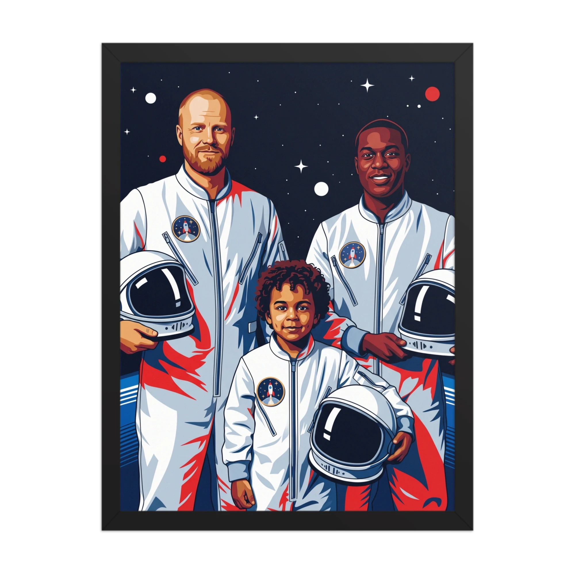 Astronaut Family Portrait