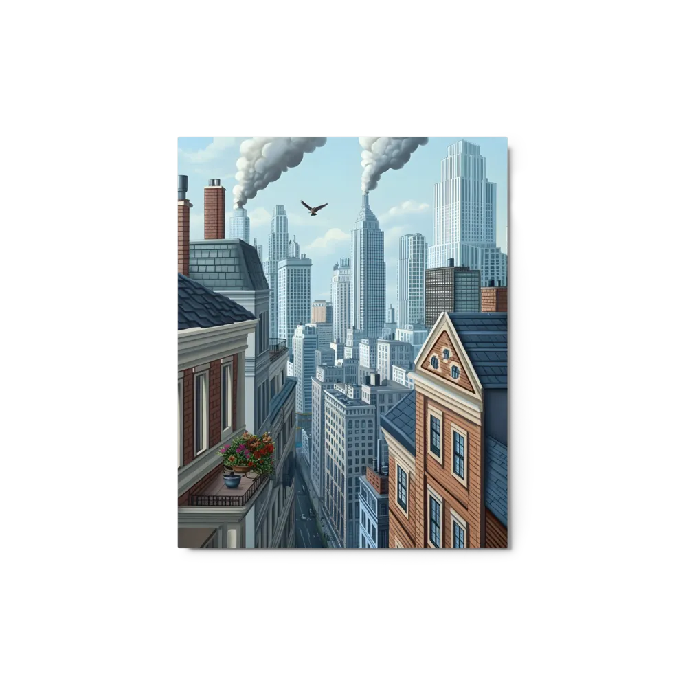 Metropolitan Horizon 
 Canvas with Black Frame