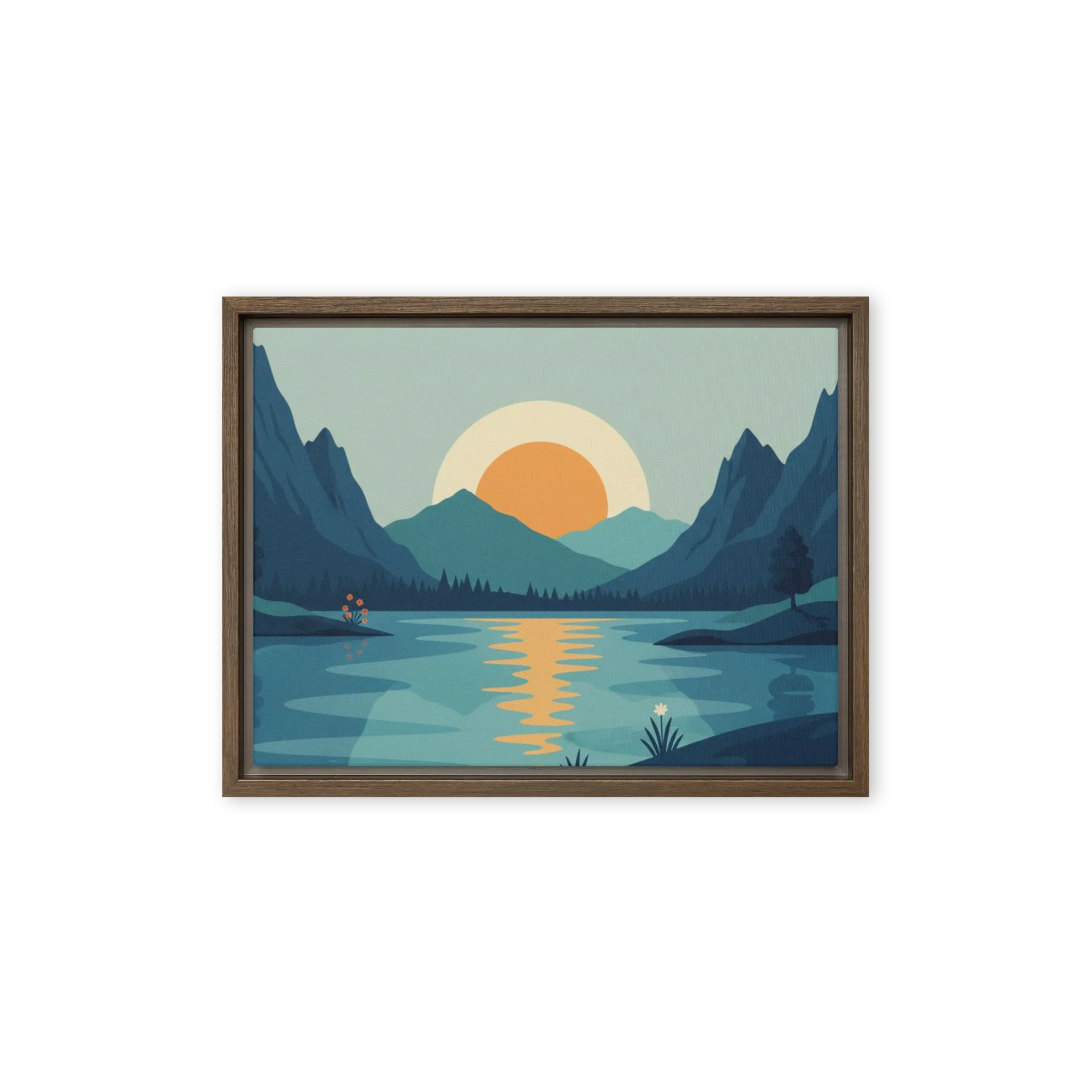 Stille am Bergsee