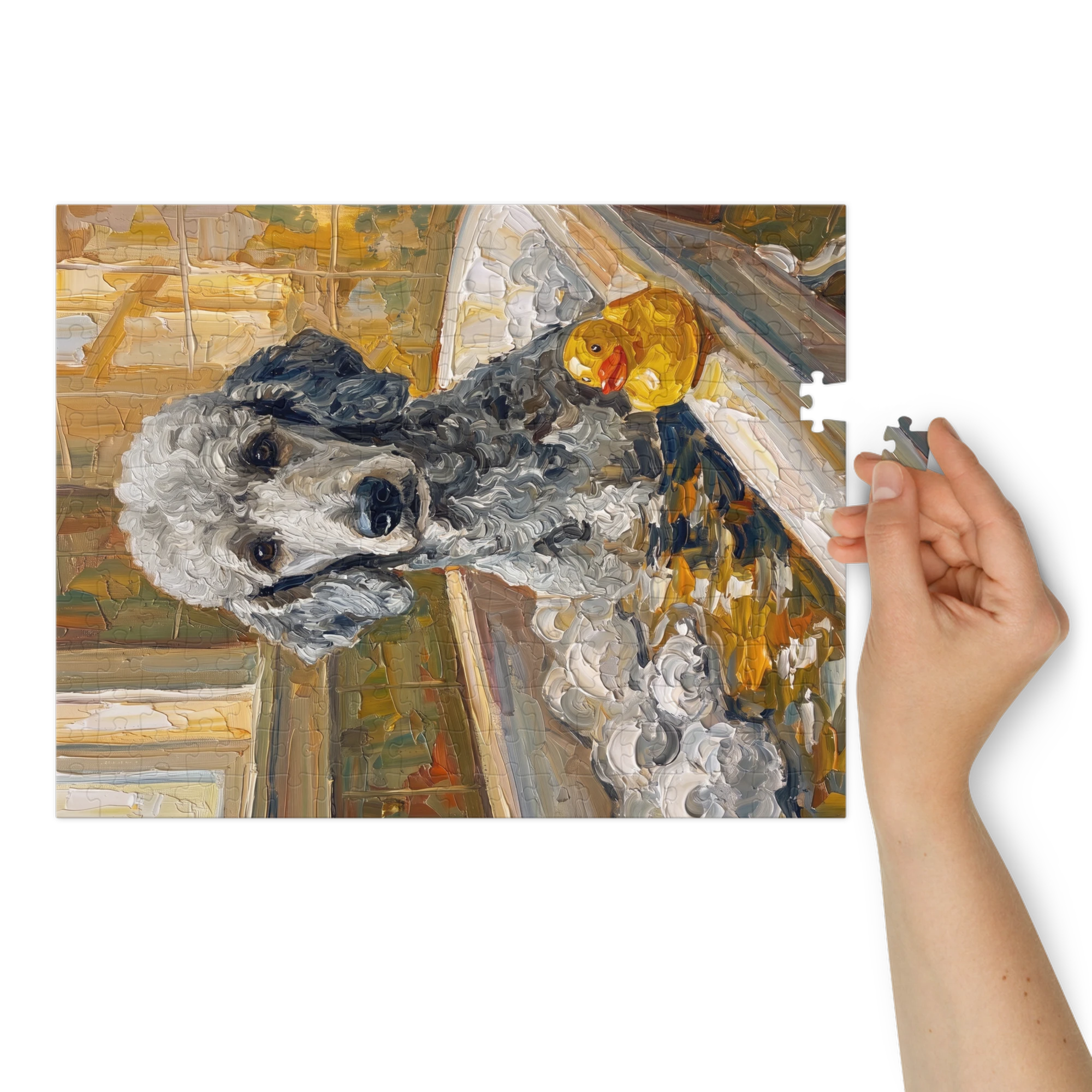 Pet Portrait Puzzle — Impasto