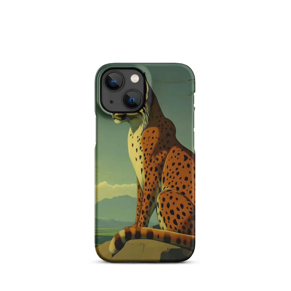Surreal Cheetah on Rock | Phone Case