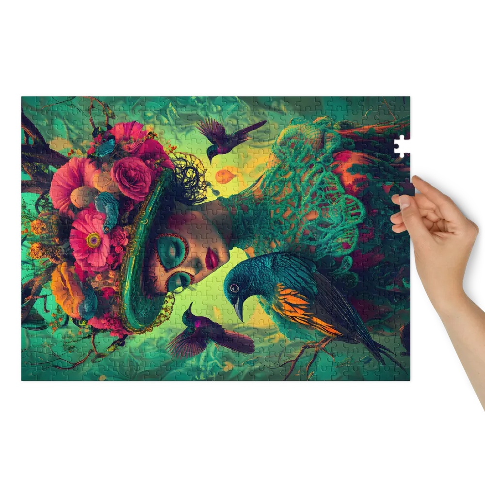 Nature's Embrace 
 Jigsaw Puzzle in Tin Box