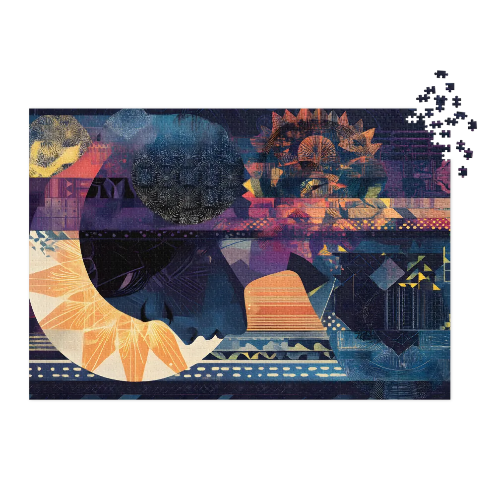 Abstract Woman Silhouette Art