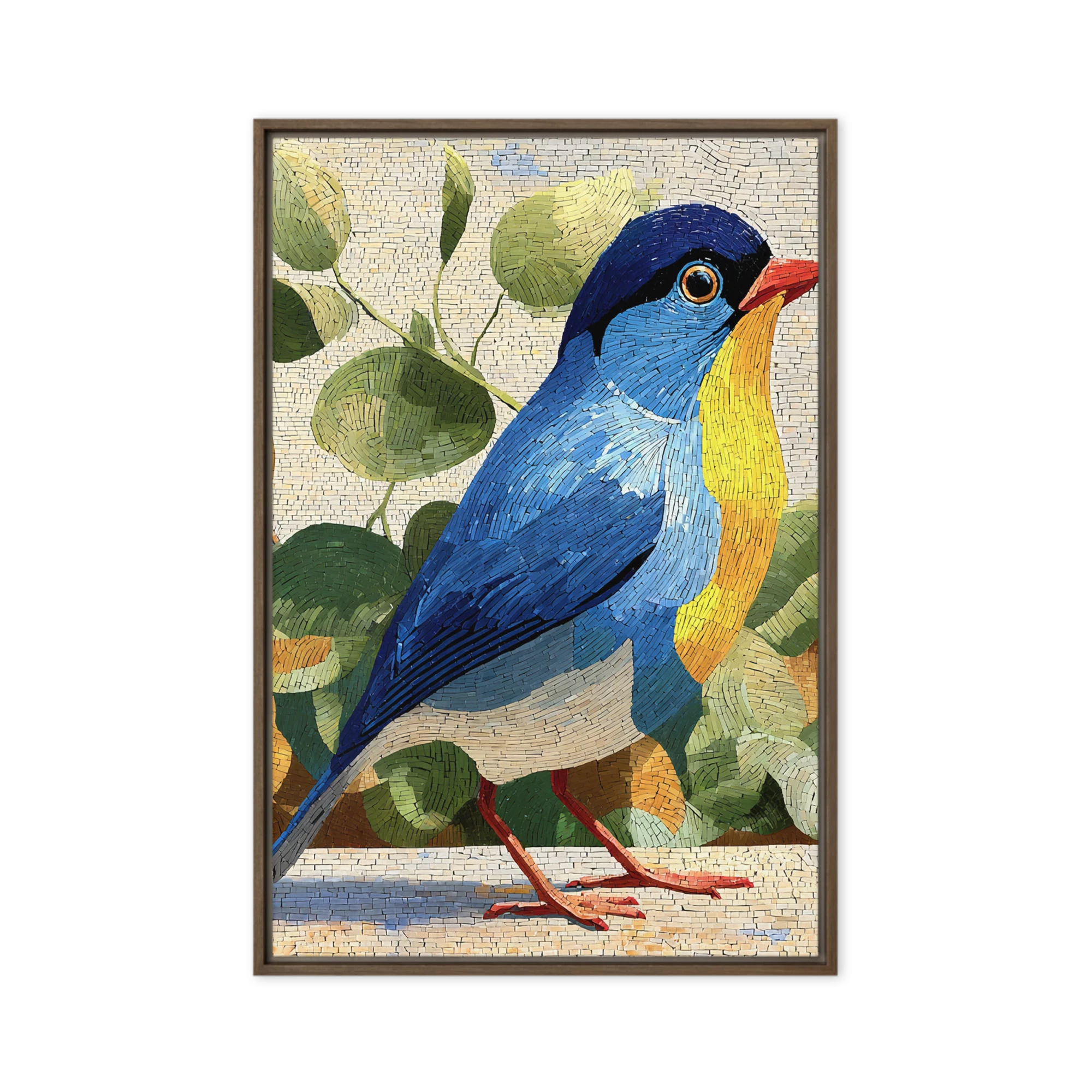Mosaic Bluebird | Art Print