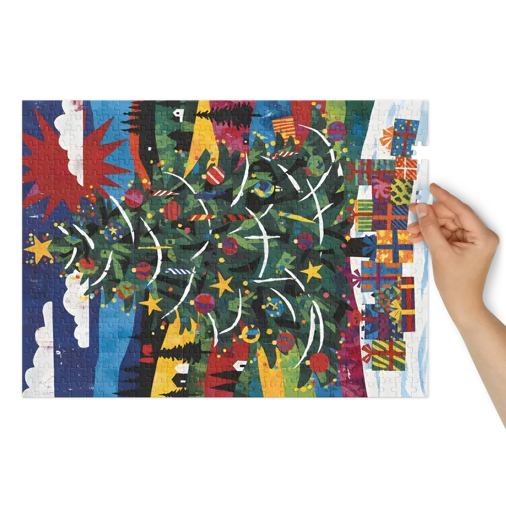 Colorful Christmas Tree | Jigsaw Puzzles
