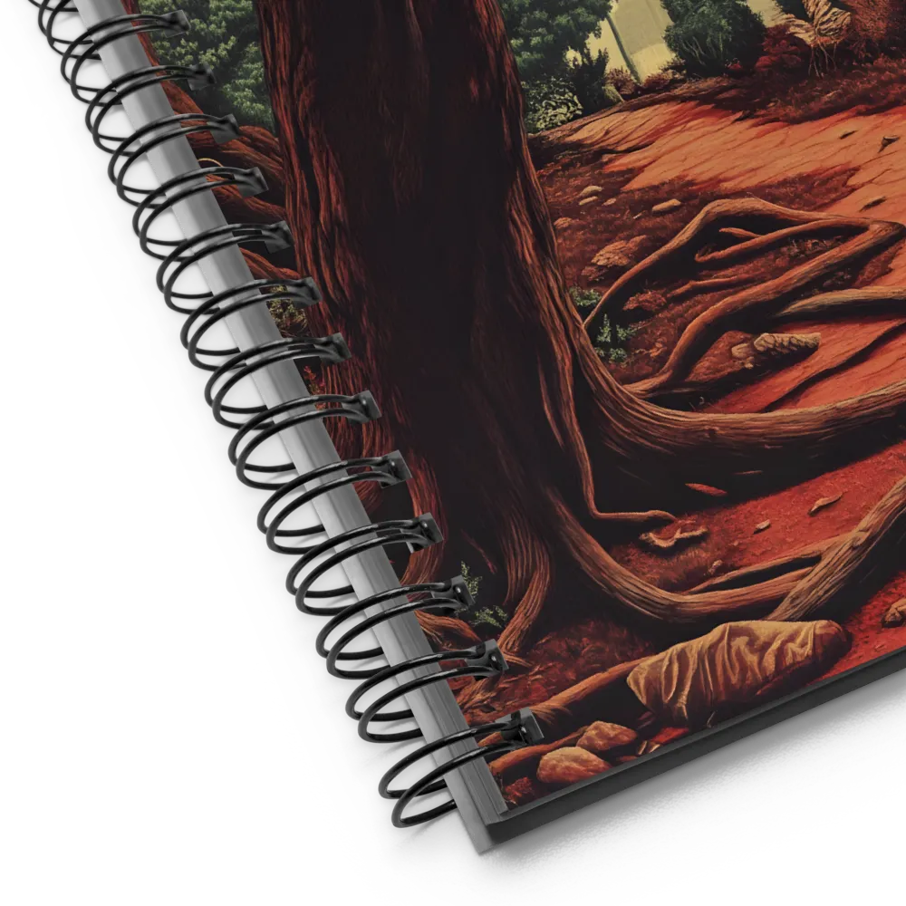 Nature's Edge City Path 
 Spiral Notebook | 140 pages