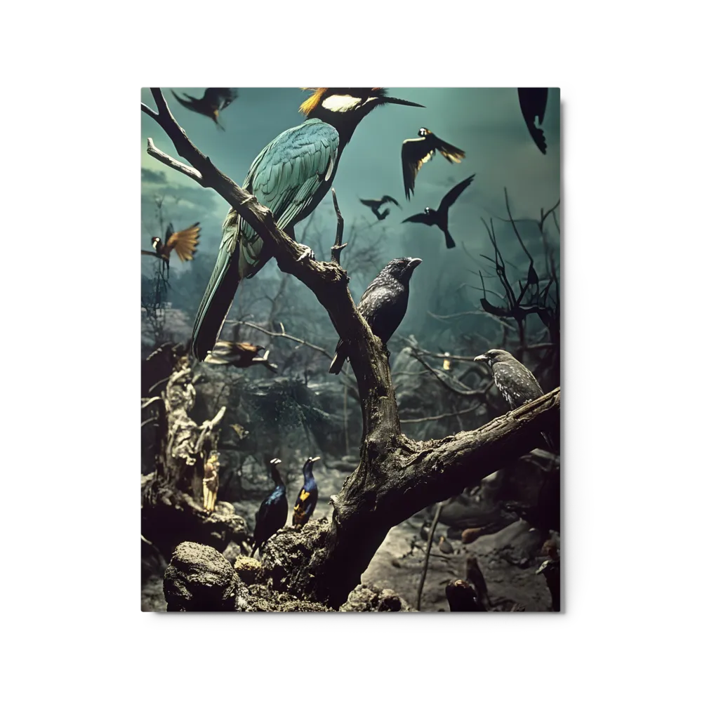 Surreal Birds on Tree