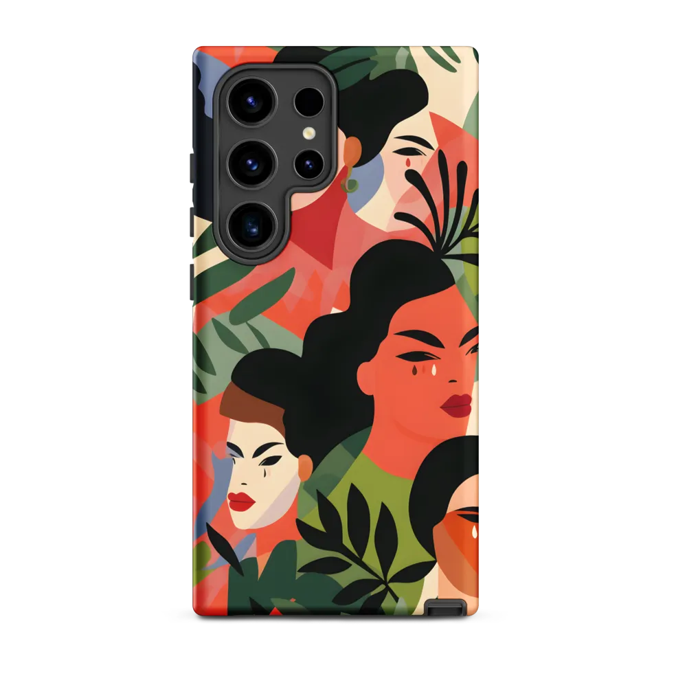 Modern Women and Plants Design | Phone Case