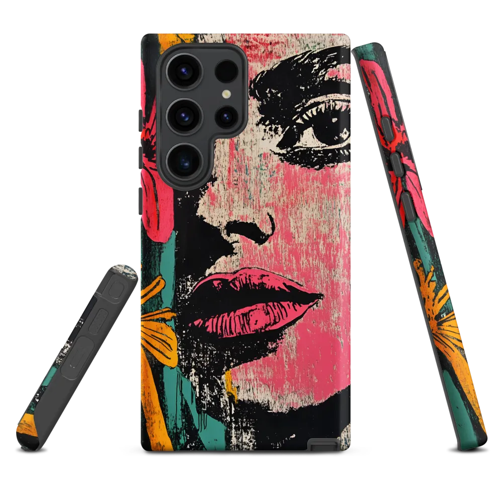 Floral Pop Portrait | Phone Case