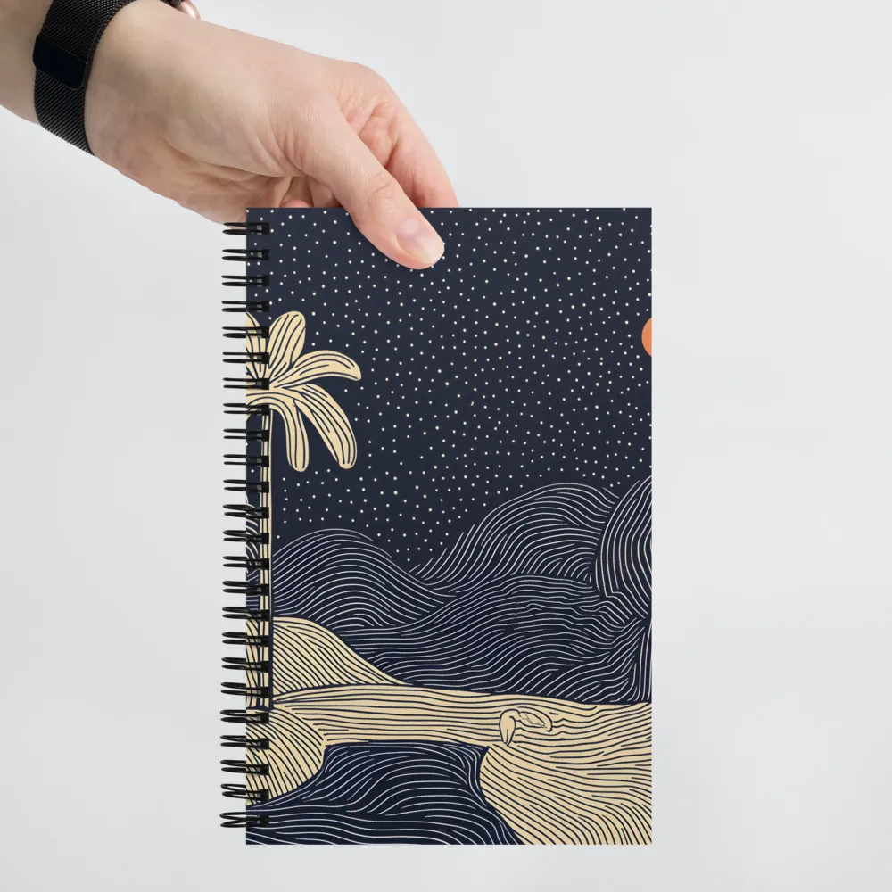 Starry Desert Night 
 Spiral Notebook | 140 pages