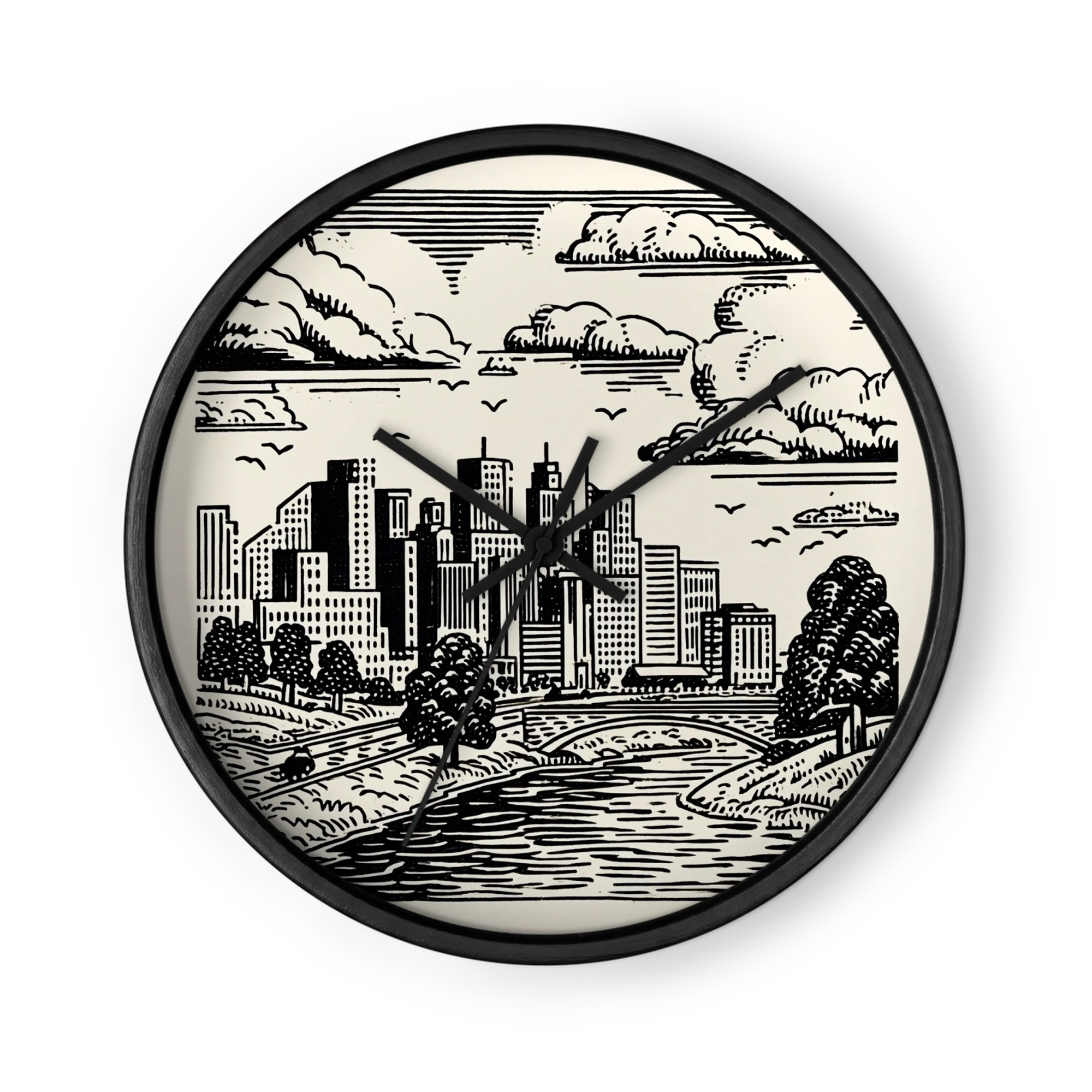 Urban River Skyline