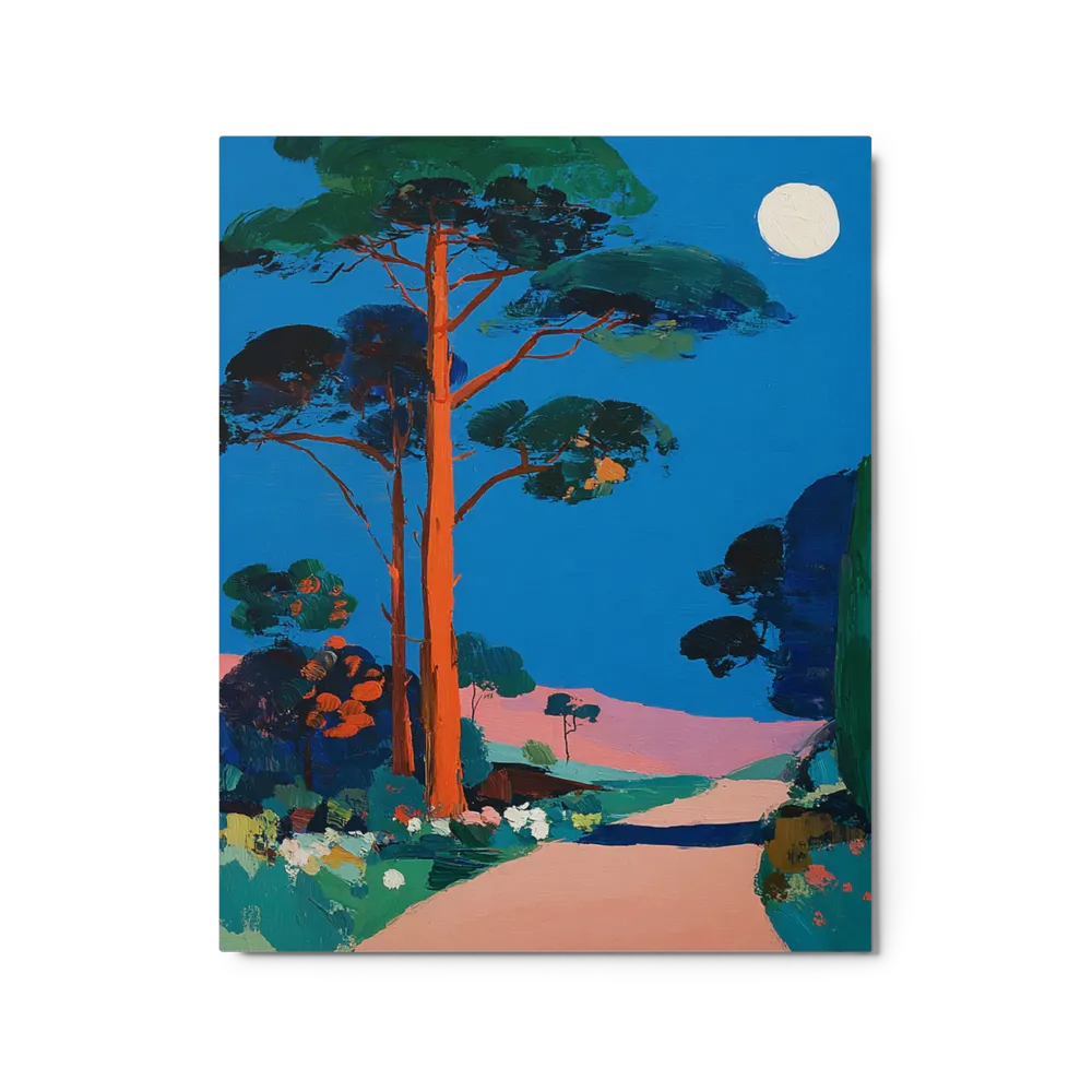 Moonlit Pine Path | Art Print