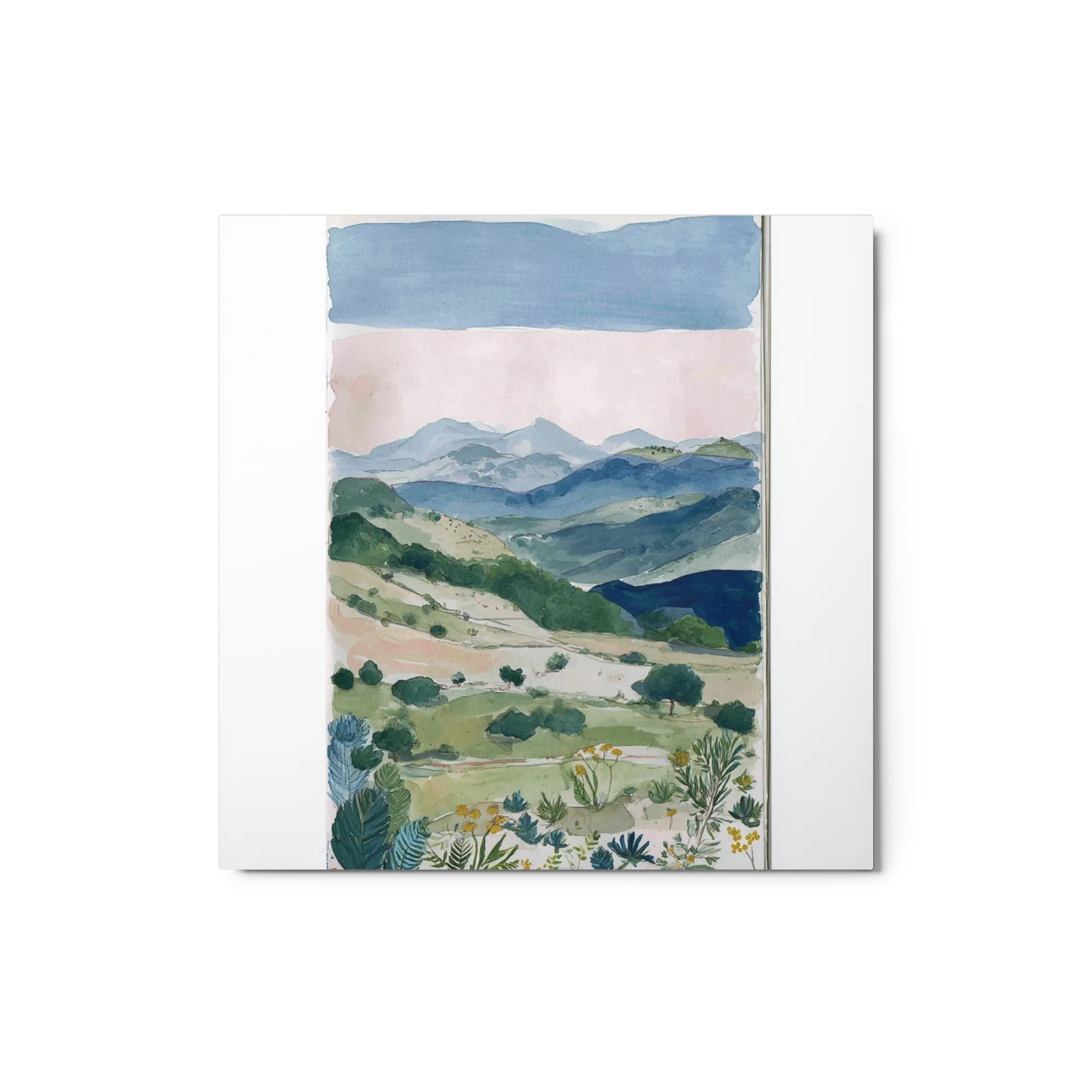 Distant Blue Mountains