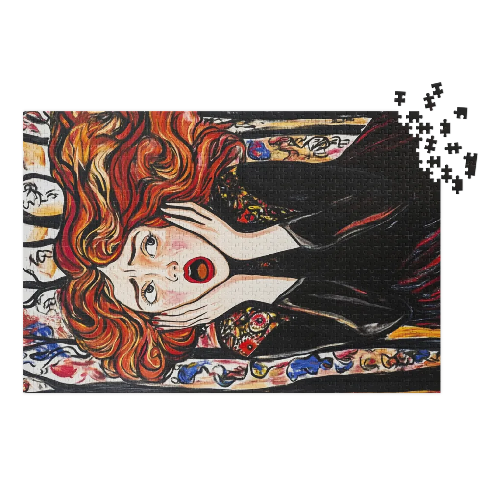 O Grito da Mulher 
 Puzzle em caixa de metal