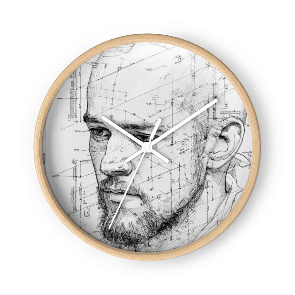 Anatomical Blueprint Portrait
