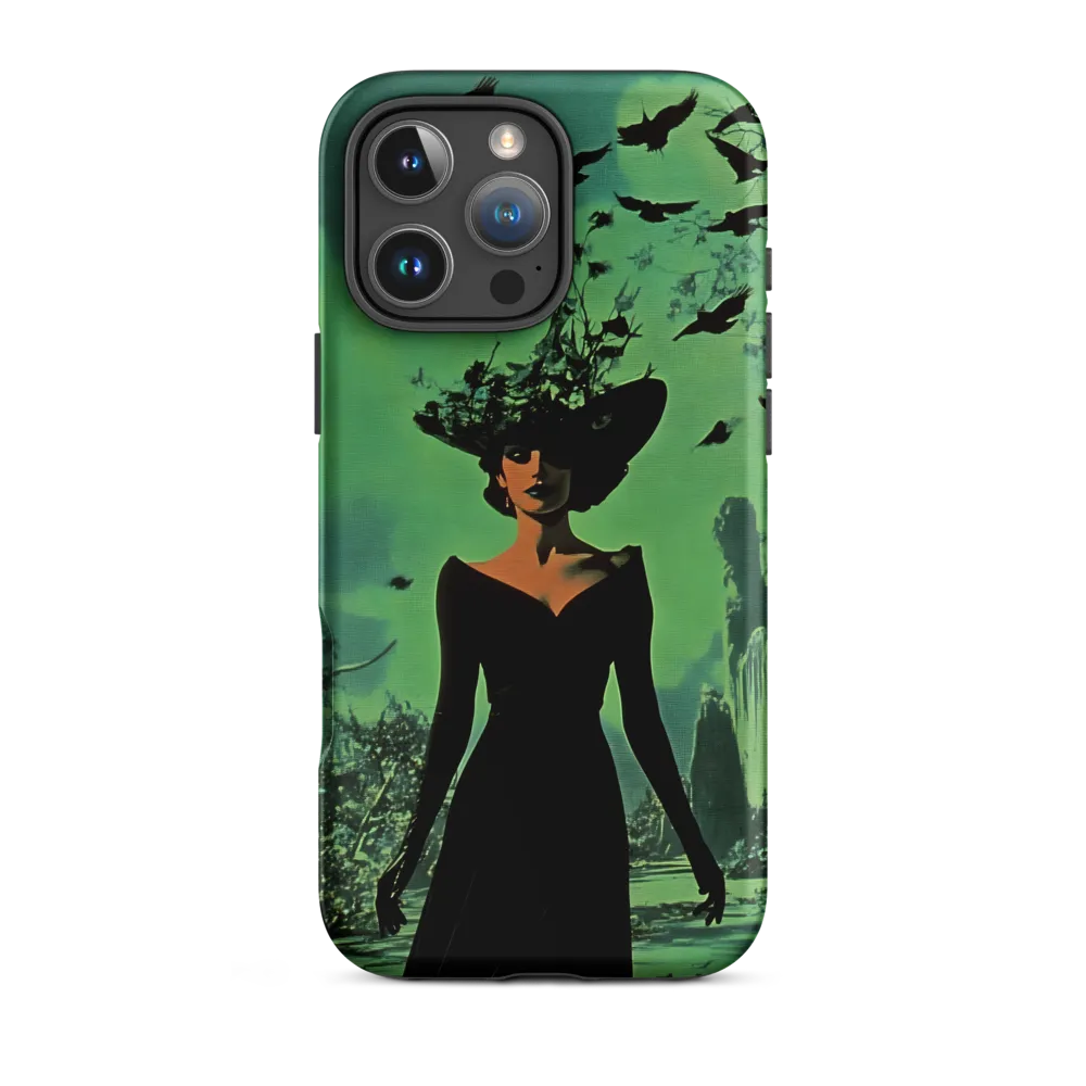 Surreal Woman with Crows | Phone Case