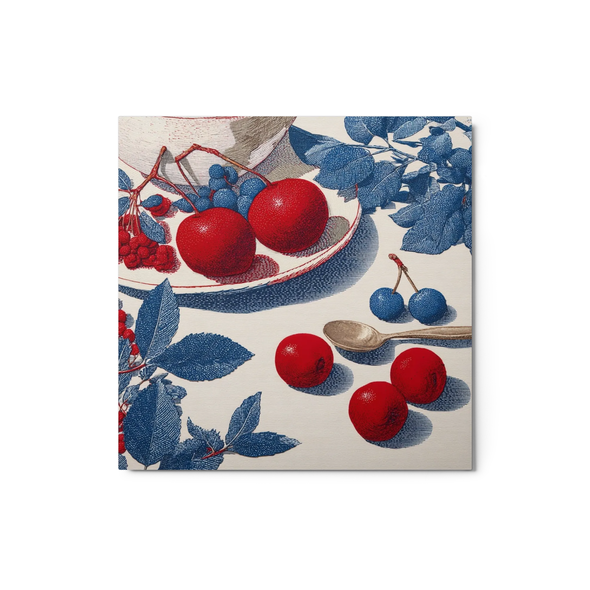 Cherries and Botanical Engraving