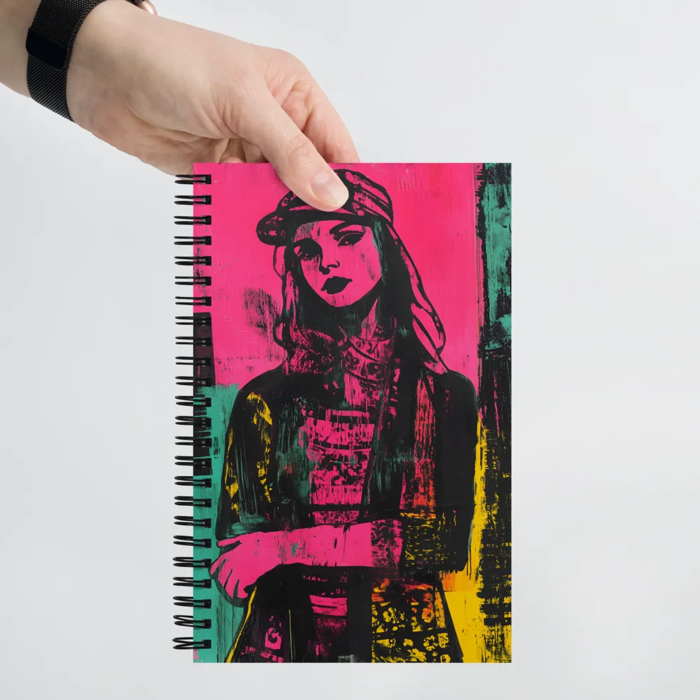 Neo Pop Portrait 
 Spiral Notebook | 140 pages