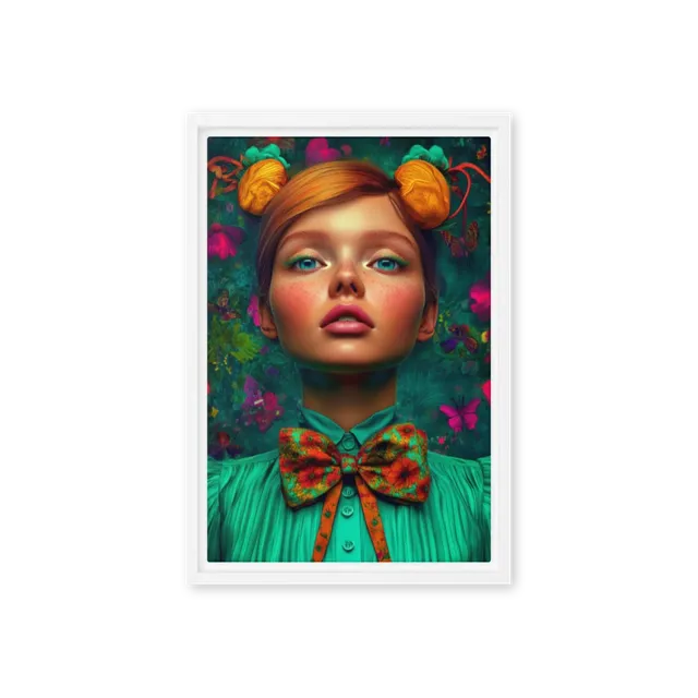 Teal Wonderland Portrait | Art Print