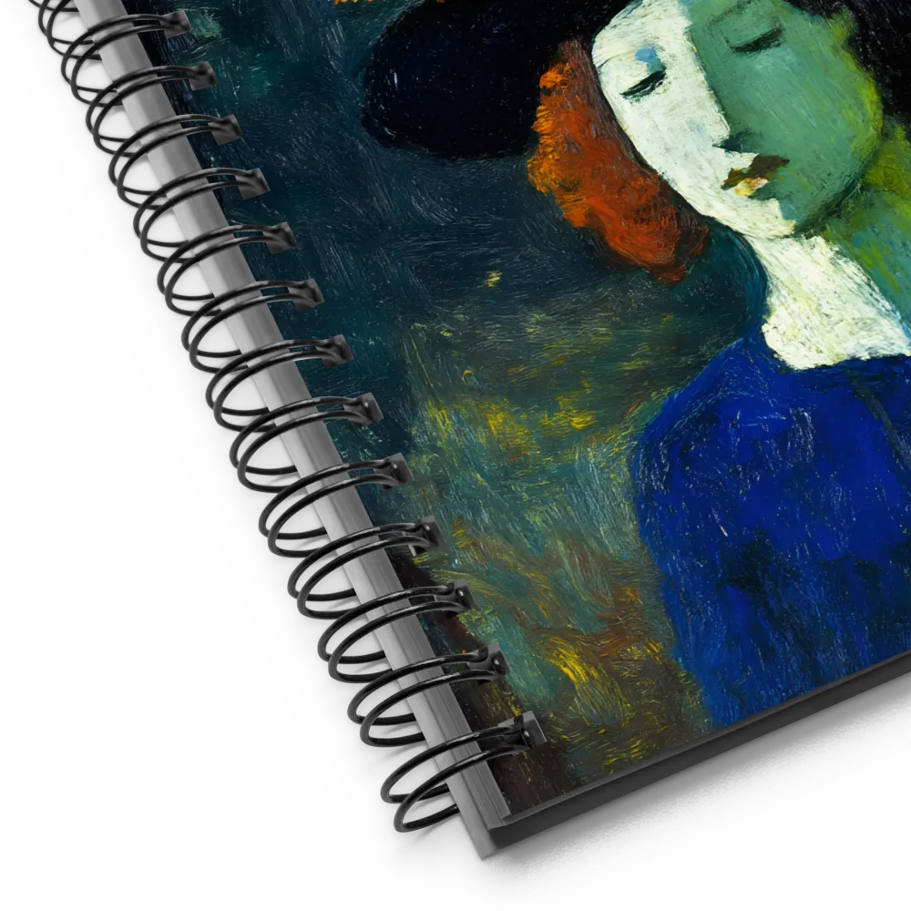 The Woman with the Orange Hat 
 Spiral Notebook | 140 pages