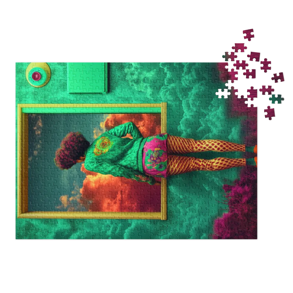 Surreal Digital Art of Woman by a Window