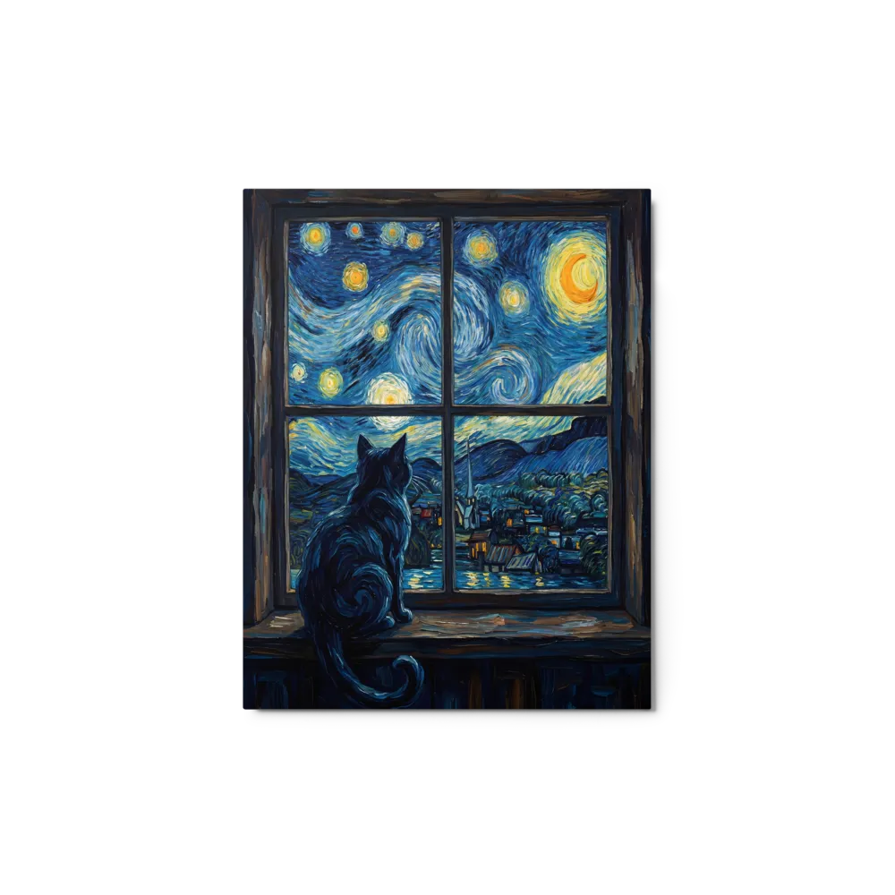 Cobalt vortexes and haloed stars — Thick-ridged oils