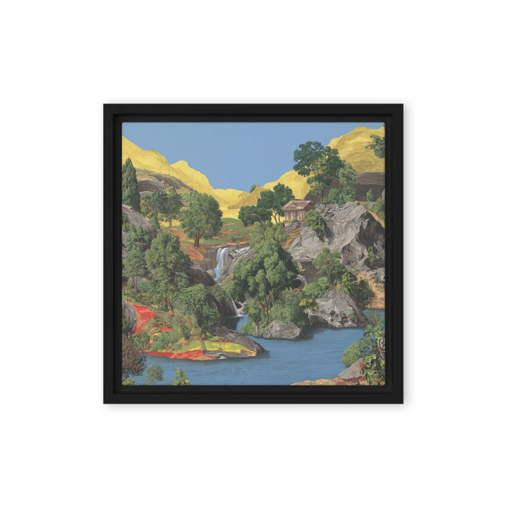 Valley of Golden Peaks | Art Print