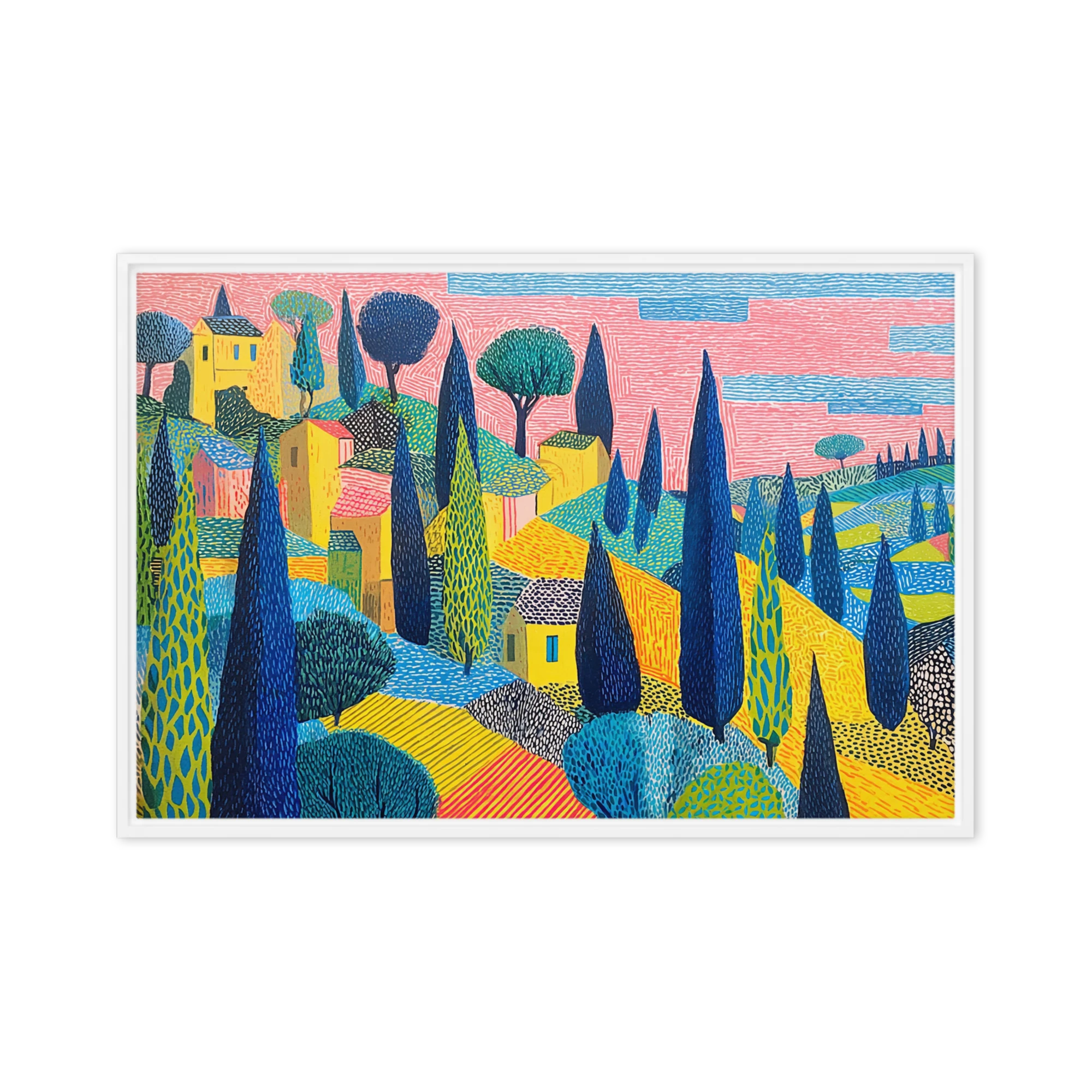 Tuscan Hills in Pattern | Art Print