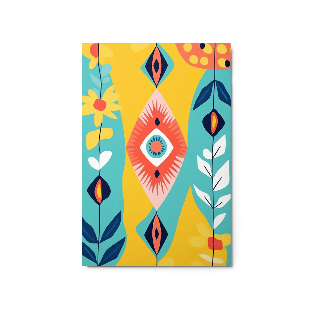 Geometric Floral Gaze | Art Print