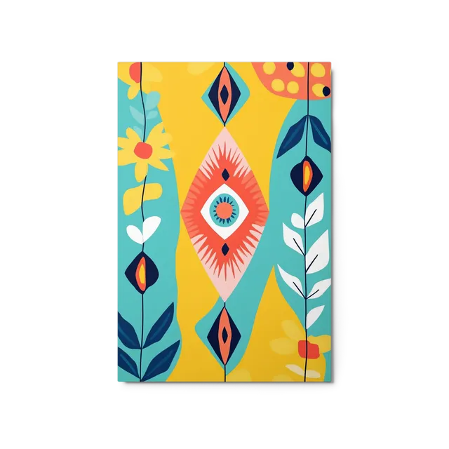 Geometric Floral Gaze | Art Print