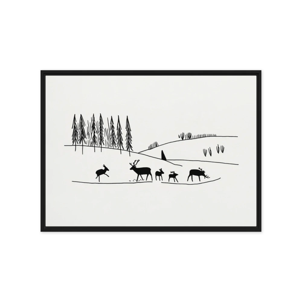 Winter Deer Herd