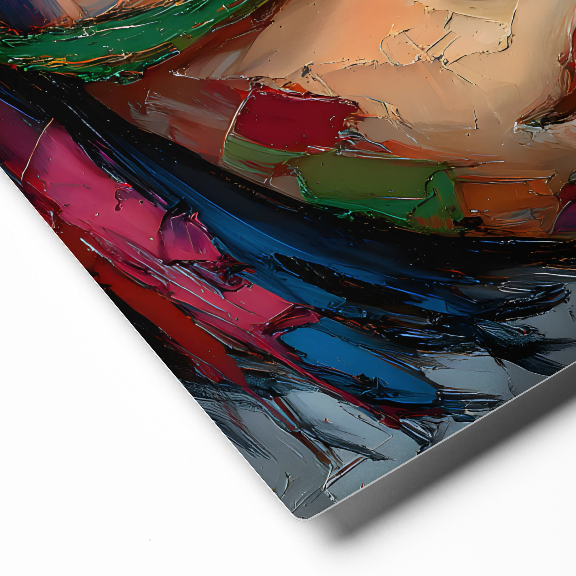 Gaze of Colors 
 Metal Print | 12″x 12″