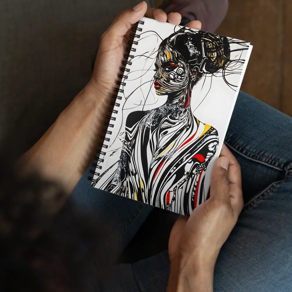Abstract Lineage 
 Spiral Notebook | 140 pages
