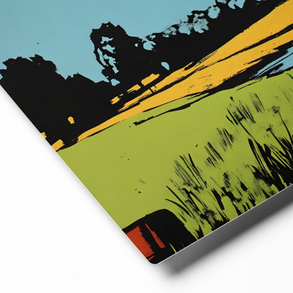 Summer Meadow Silhouette 
 Canvas | 32″x 48″