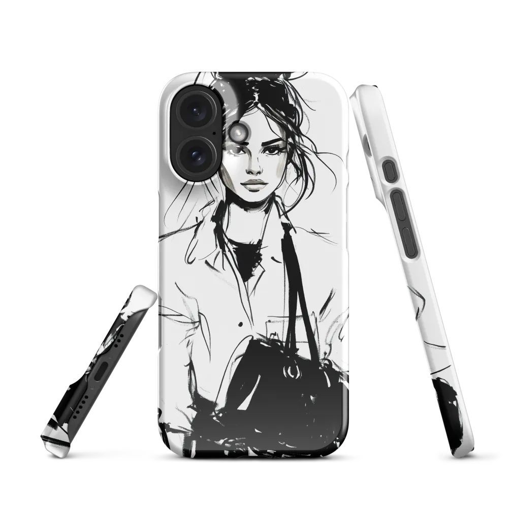 Monochrome Fashion Portrait 
 Samsung Galaxy S24 Ultra | Tough Case