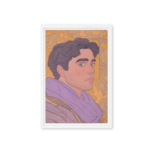 Art Nouveau Gaze | Art Print