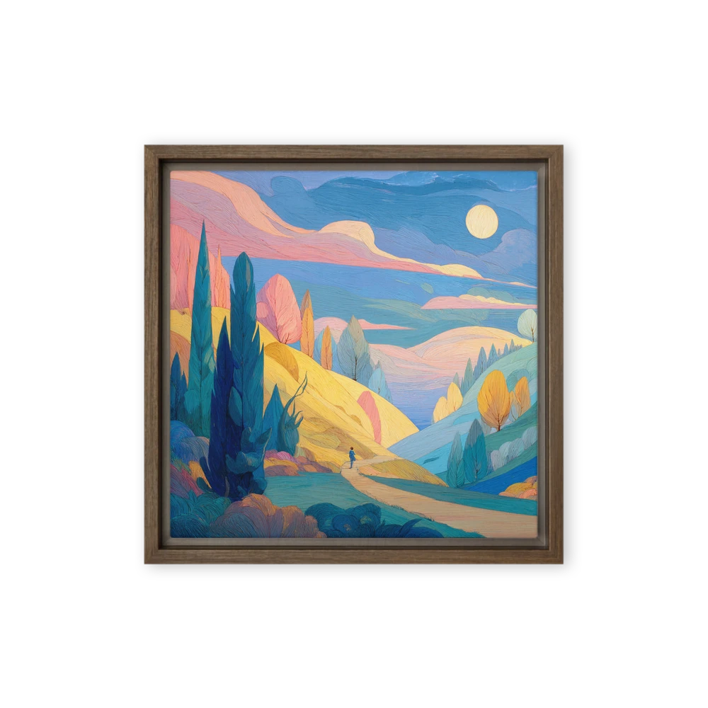 Moonlit Cypress Hills | Art Print
