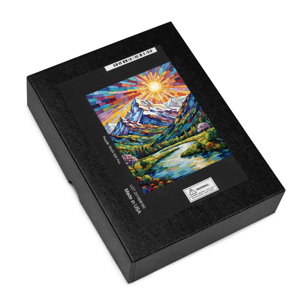 Radiant Mountainscape 
 Jigsaw Puzzle