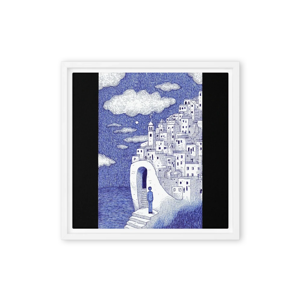 The Cliffside Sanctuary | Art Print