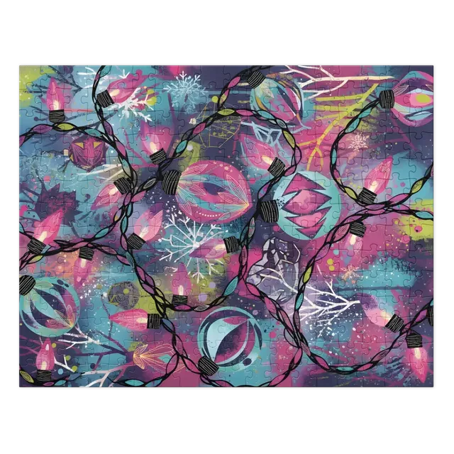Holiday Lights Pattern | Jigsaw Puzzles
