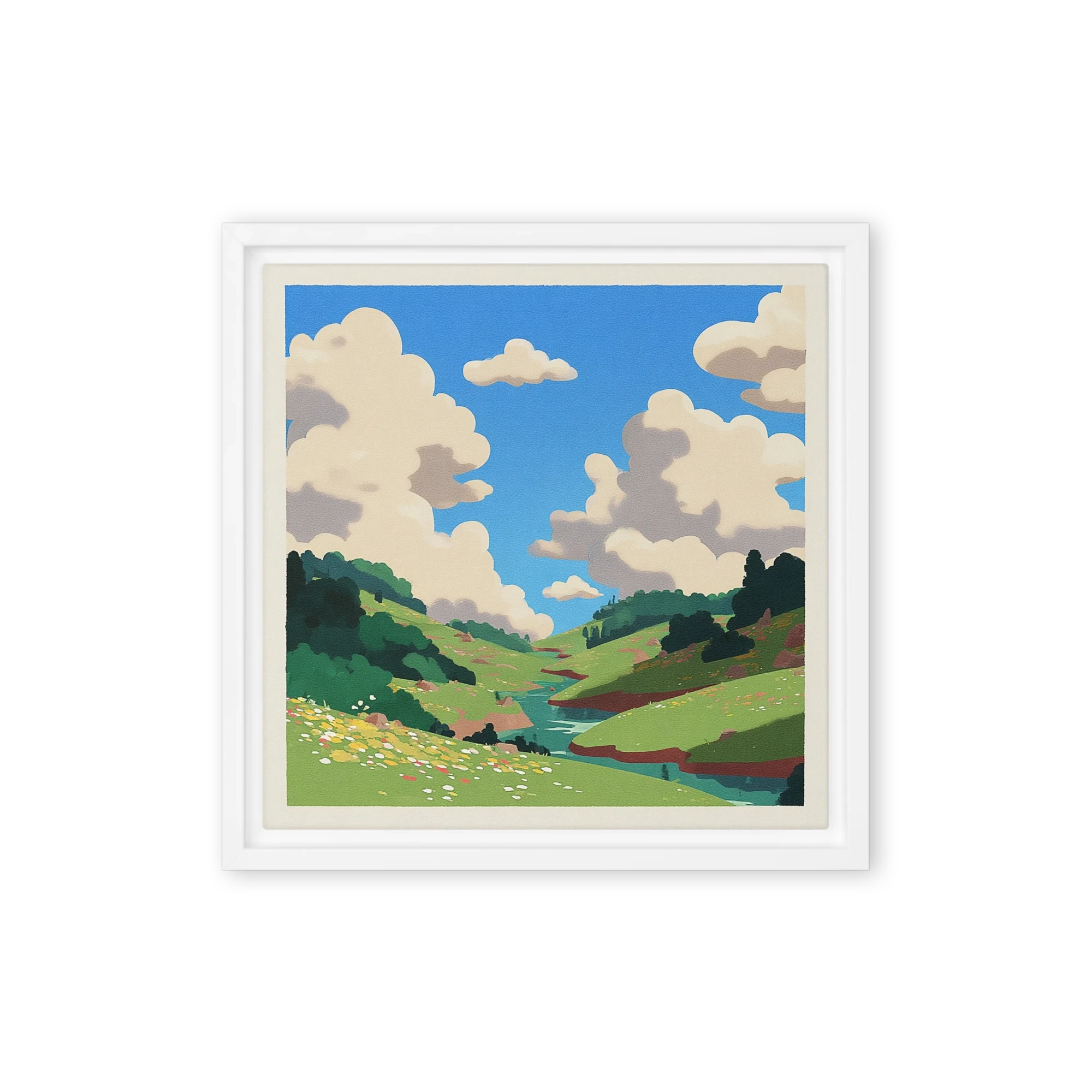 Summer Valley Horizon | Art Print