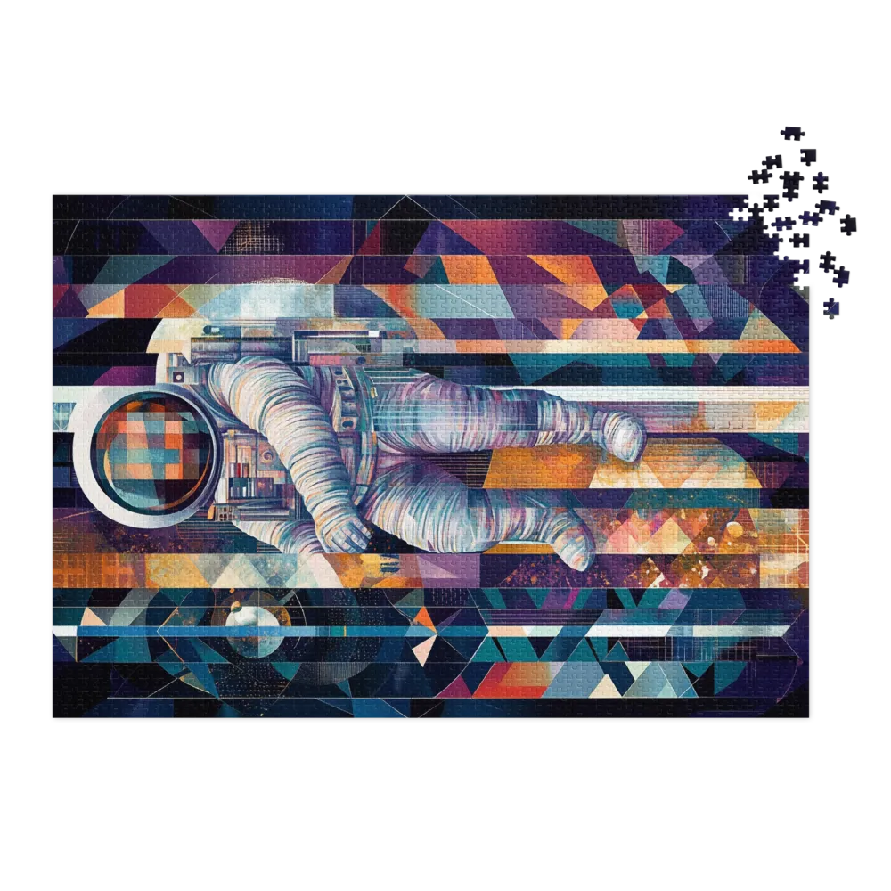 Geometric Astronaut in Space
