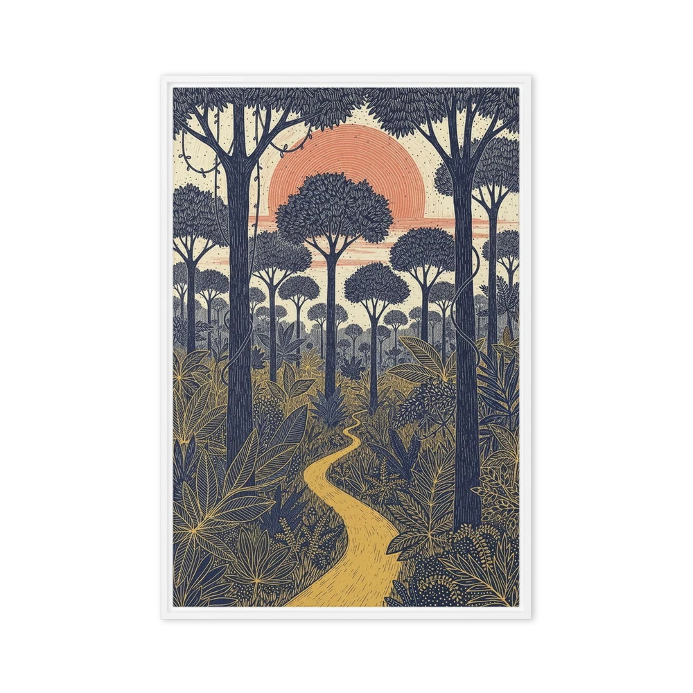 The Winding Forest Path | Art Print